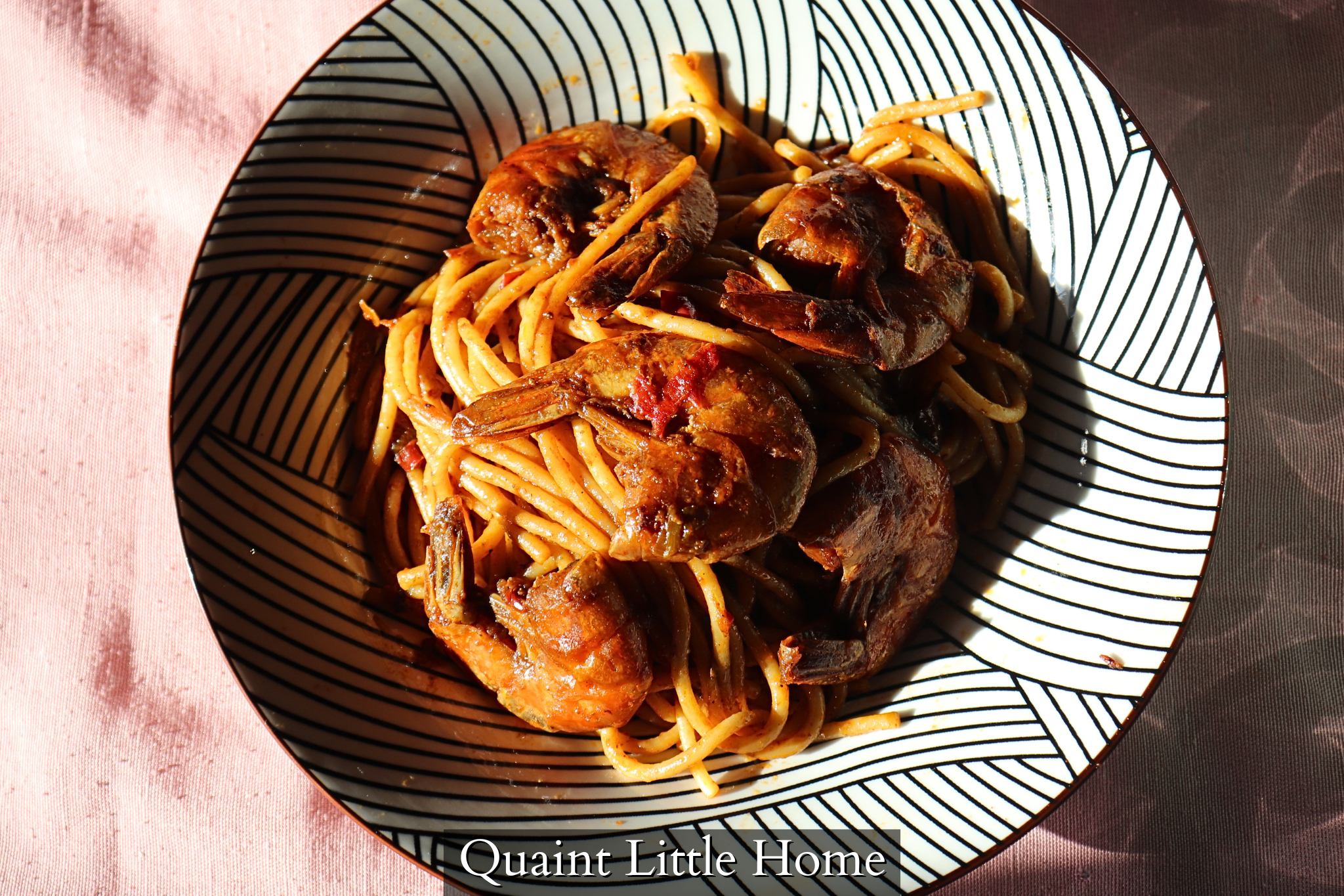 Γαριδομακαρονάδα | Νηστήσιμη Συνταγή